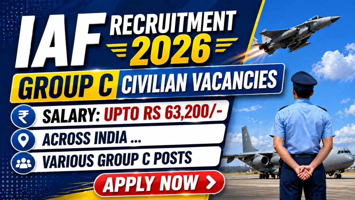 Indian Air Force Group C Recruitment 2026
