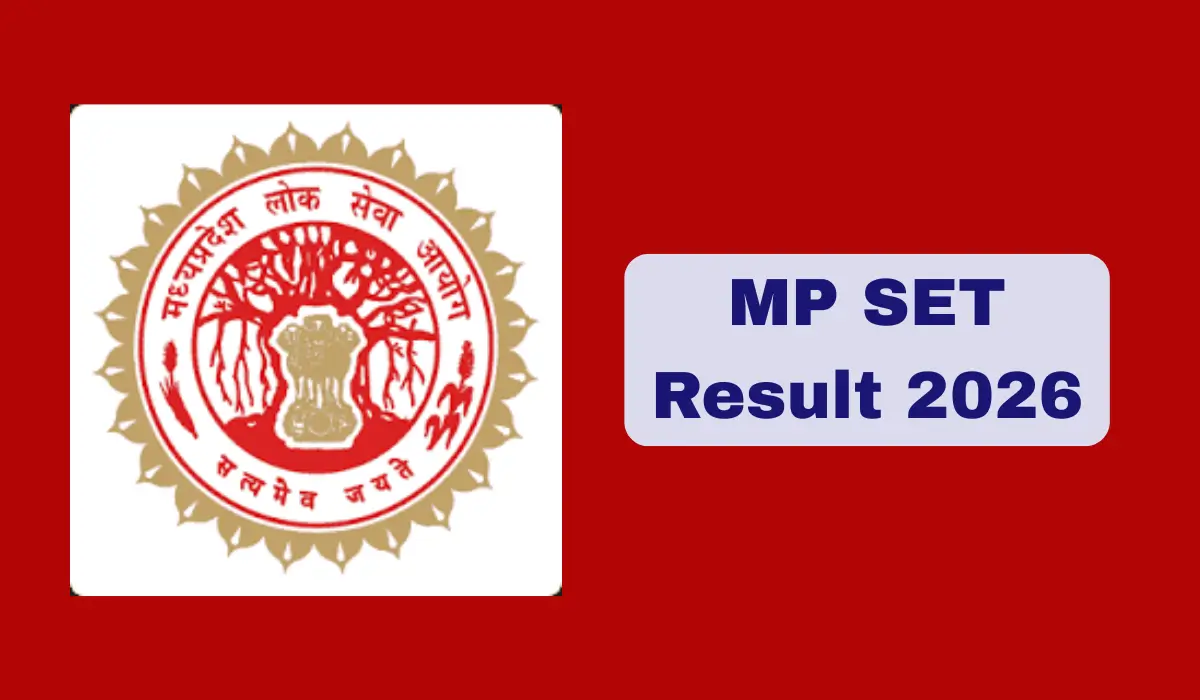 MP SET Result 2026 Out