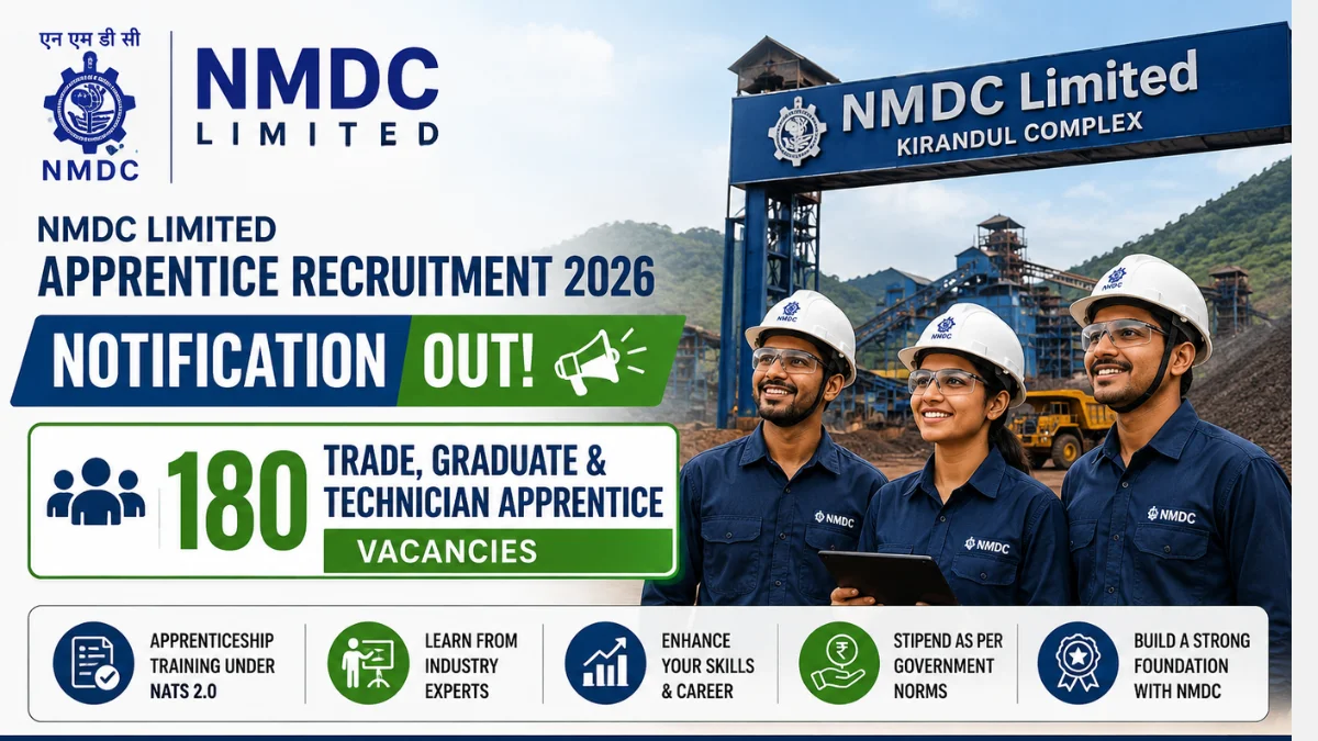 NMDC Apprentice Recruitment 2026