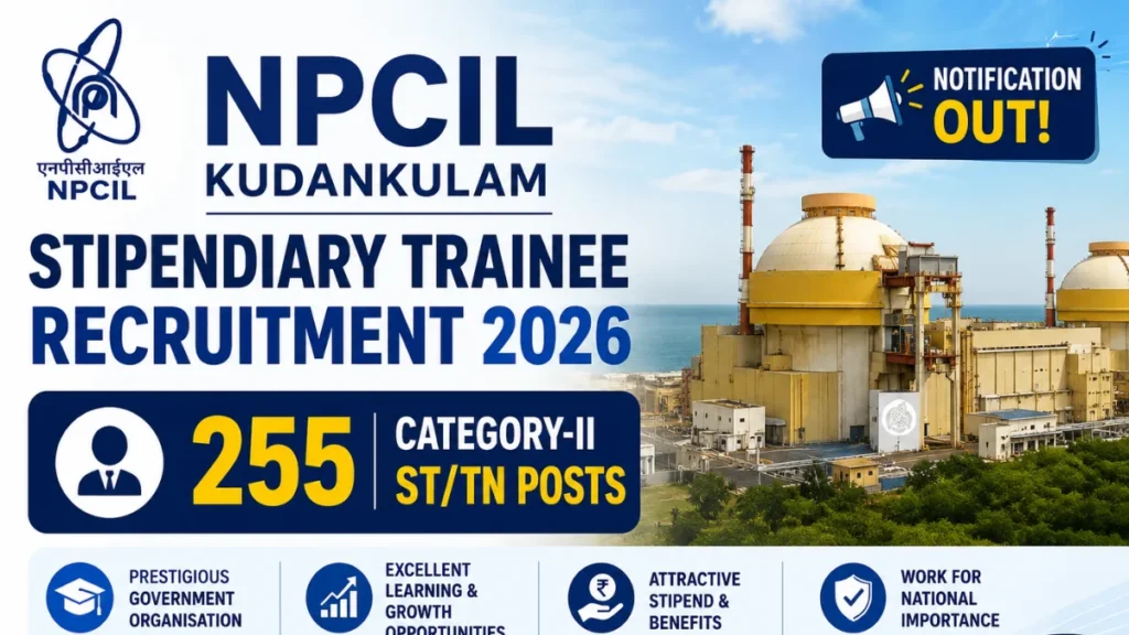 NPCIL Kudankulam Recruitment 2026