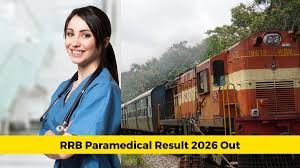 RRB Paramedical Result 2026 Out