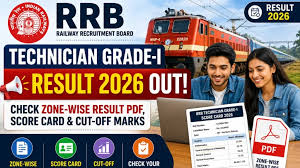RRB Technician Grade 1 Score Card 2026 Out