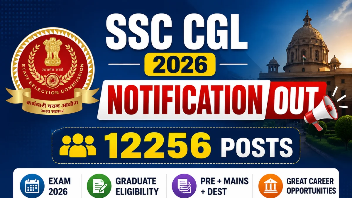 SSC CGL 2026 Notification