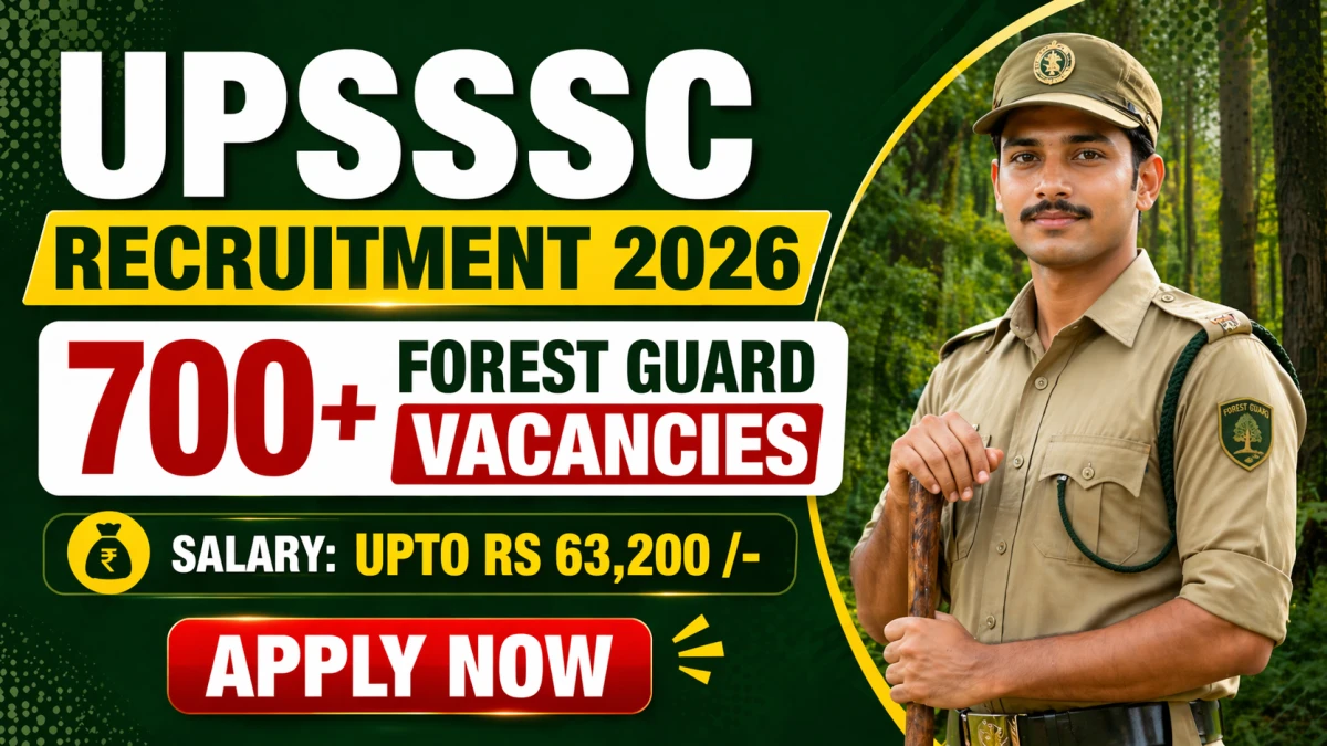UPSSSC Forest Guard Vacancy 2026