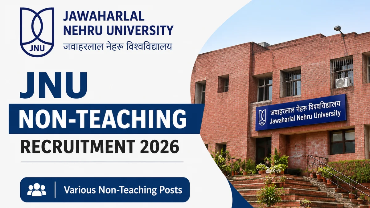 JNU Non-Teaching Recruitment 2026