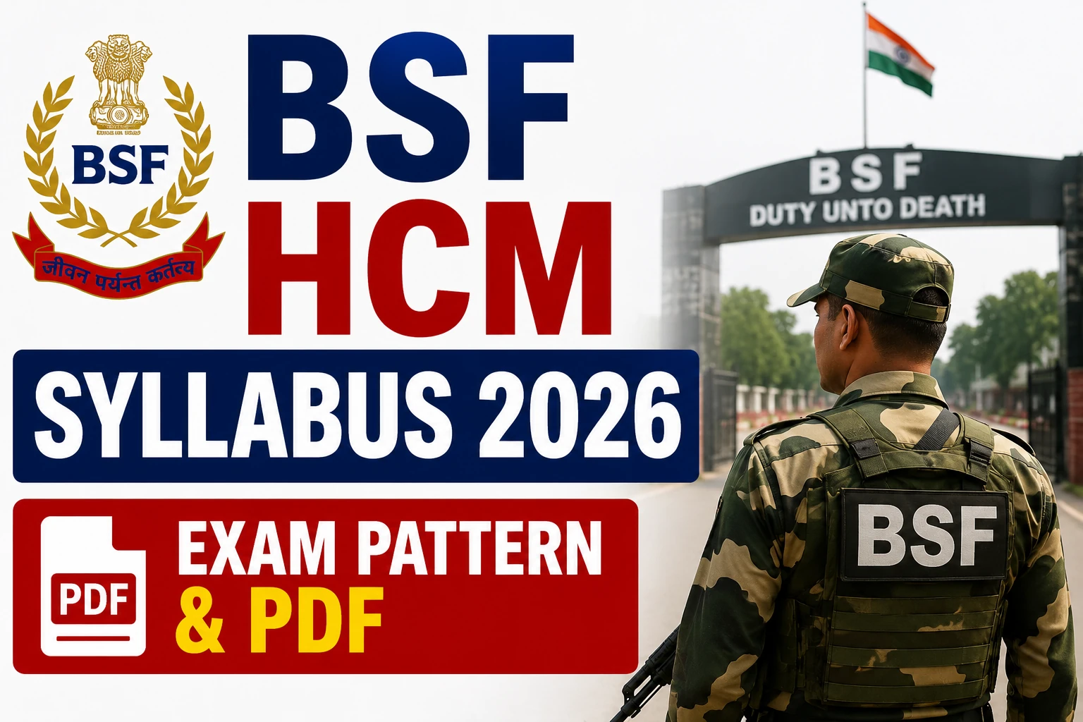 BSF HCM Syllabus 2026