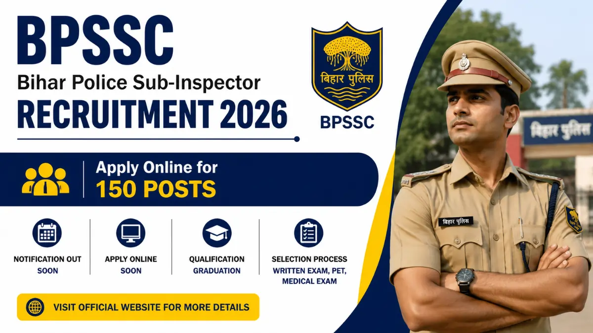 Bihar Police SI Vacancy 2026