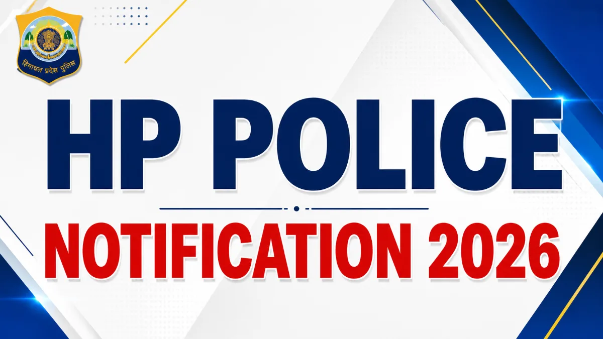 HP Police Constable Recruitment 2026